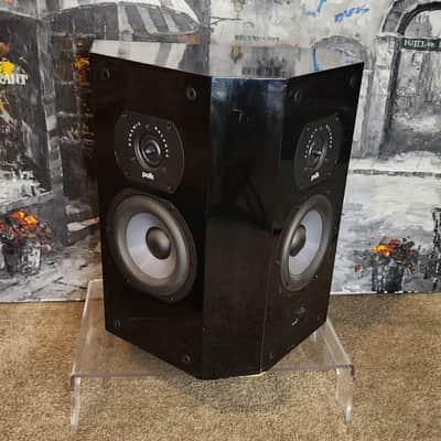 Polk Polk Audio LSiFX Dipole/bipole surround speakers 90s - Piano black image 3