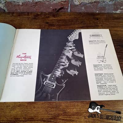 1966 Hagstrom Catalog - Hagstrom Guitars and Basses Move People *RARE* image 7