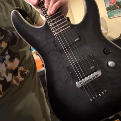 Schecter C-1 Platinum with Ebony Fretboard 2016 - 2020 - Satin Black - Made In Korea image 7
