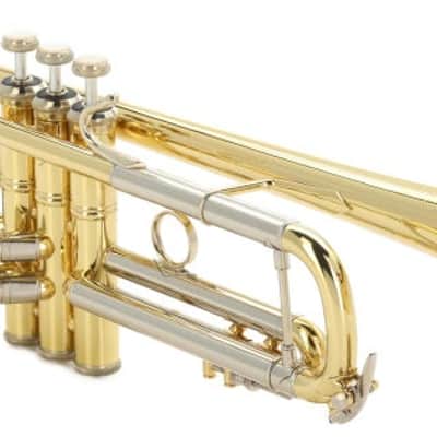 Bach 18043R Professional Stradivarius Bb Trumpet - Reverse Leadpipe - 43 Bell - Clear Lacquer (BA18043Rd1) image 1