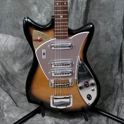 KILLER VINTAGE 1963-65 Victoria Surf Rider Electric Guitar, Space Age Cool!! image 2