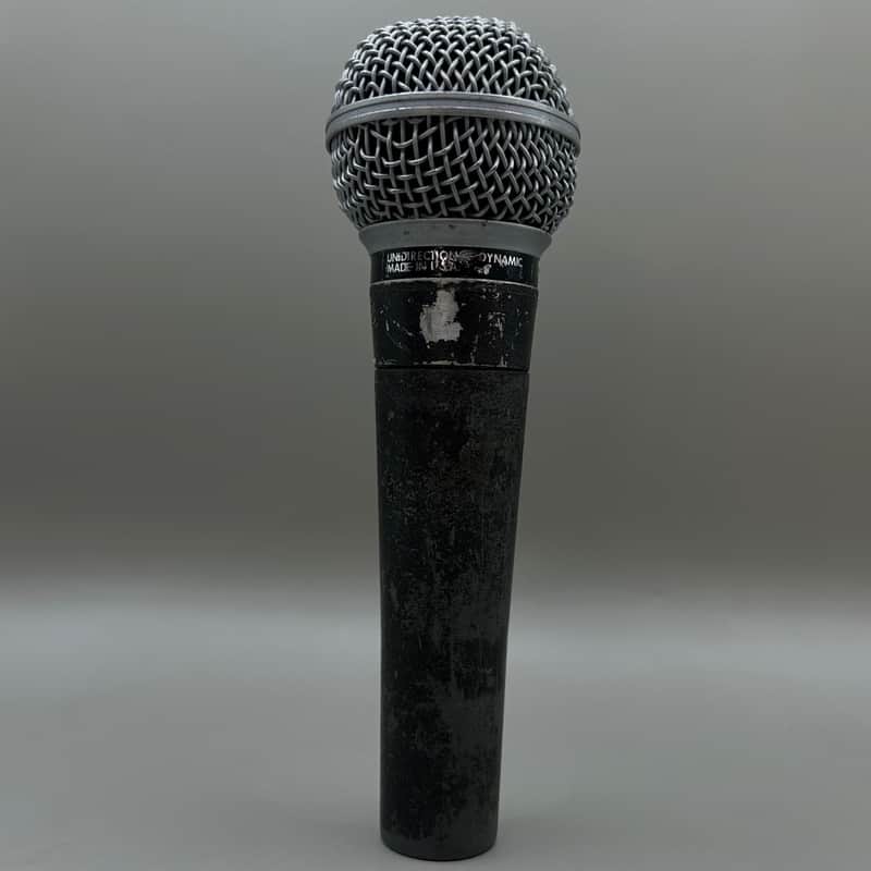 Shure SM58 Vintage Dynamic Cardioid Microphone Grey U.S.A image 1