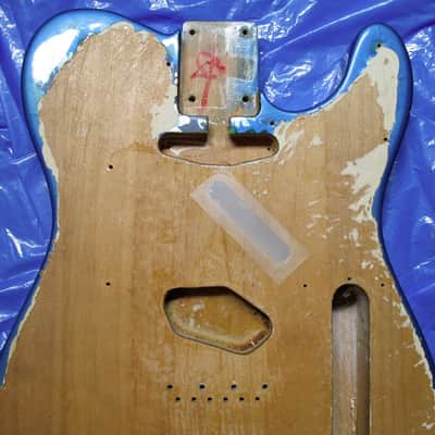 Real Fender Telecaster 1968 Blue Floral Body & Pickguard - Rarest Tele Model & Pickguard Ever? image 3
