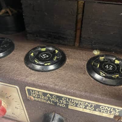 Unmarked Converted Film Projector Tube Guitar Amp image 9