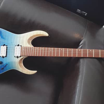 Ibanez RGA42HPQM-BIG Standard 2021 - Present - Blue Iceberg Gradation image 5
