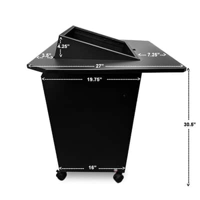 Bazel Studio Desk Mastering Station 16RU- Black image 4