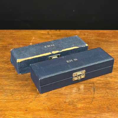 Vintage Neumann KM 56 Tube Condenser Microphone Stereo Pair. Early SN. KM54 KM56 KM84. USA. image 22