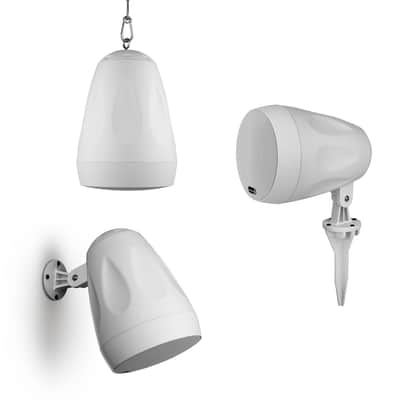 Dayton Audio - WP65BTW - 6-1/2" IP66 Indoor/Outdoor Pendant Speaker Pair - White image 6