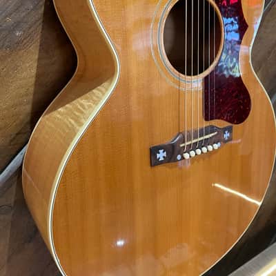 2010 Gibson J-185 Jumbo Acoustic, Natural image 3
