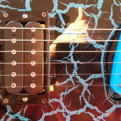 Charvel 1988 3DR RARE Blue Crackle image 10