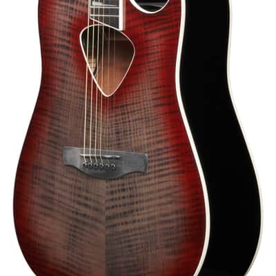 Ibanez ALT50FARDB Altstar Acoustic Guitar in Red Doom Burst High Gloss image 6