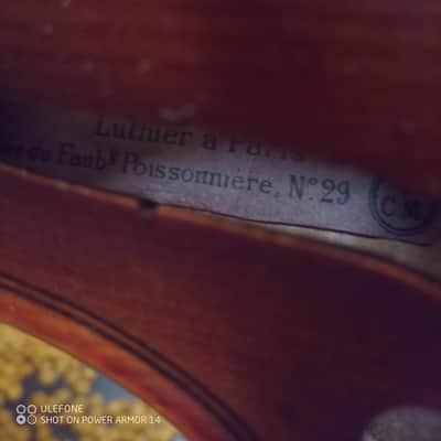 Old french violin image 7