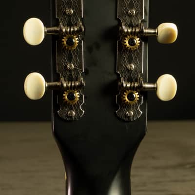 Gretsch G9520E Gin Rickey Black Parlor Guitar w/Rare Road Runner HSC | Sweet Blues & Jazz Tone image 12