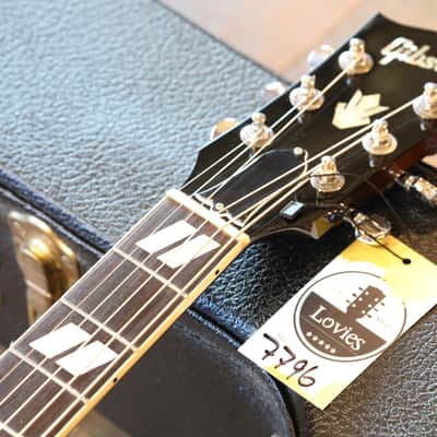 LEFTY! 2008 Gibson CJ-165 Left-Handed Acoustic/ Electric Mini Jumbo Guitar Vintage Sunburst + OHSC & Papers image 10