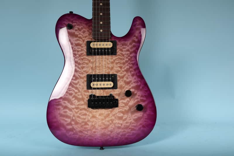 Warmoth Custom Tele Electric Guitar with PRS USA Pickups Burst image 1