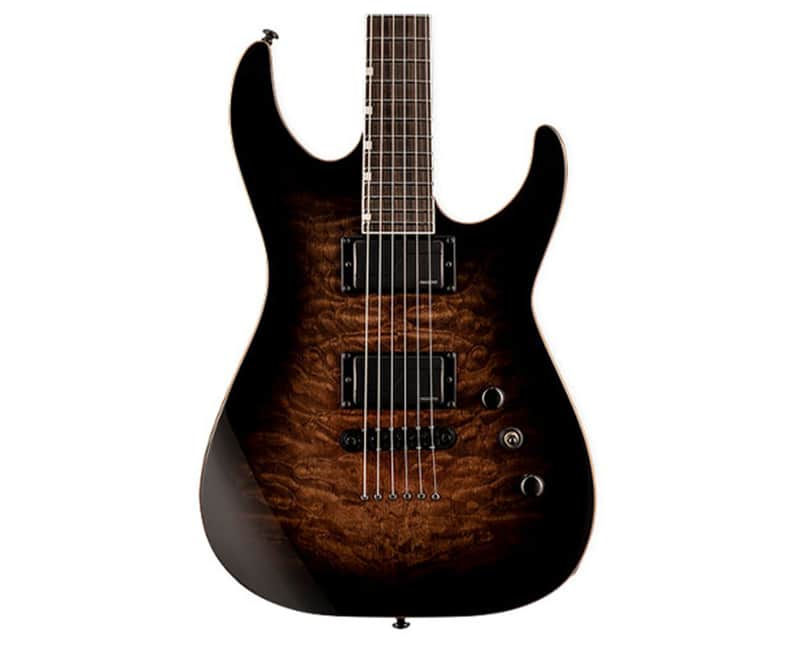 ESP LTD JM-II/QM Josh Middleton Signature Electric Guitar - Black Shadow Burst image 1