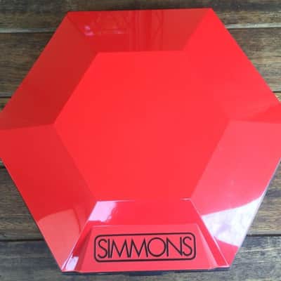 SIMMONS E-DRUM VINTAGE 80 PAD RED image 1