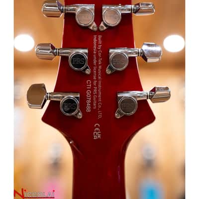 PRS SE Custom 24 Floyd Charcoal Cherry Burst image 17