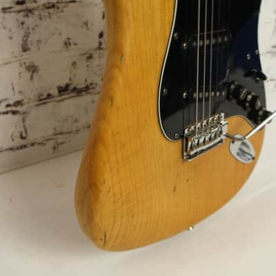 1977 Fender USA Stratocaster Natural Finish Electric Guitar W/ Hard Shell Case image 13