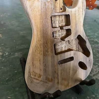 HSH Poplar Wood Guitar Strat Style Body DIY Project image 4