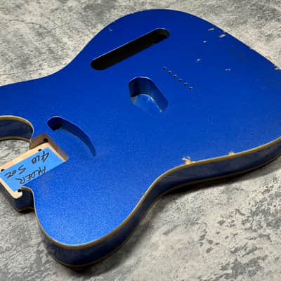 Real Life Relics Tele® Telecaster® Body Double Bound Aged Lake Placid Blue image 4