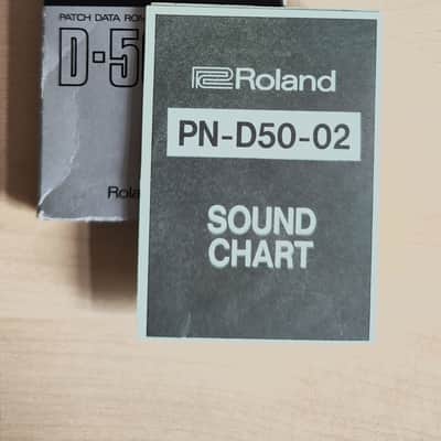 Roland PN-D50-02 ROM Memory Card for D-50 Synthesizer Factory sounds image 2