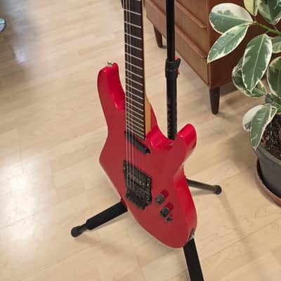 ESP THE JUNIOR Ferrari Red Jackson lawsuit headstock Japanese Super Strat MIJ JAPAN image 9