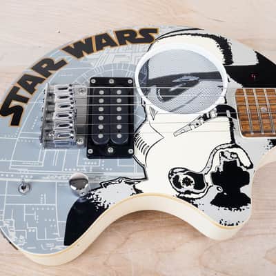 Fernandes Limited Edition Nomad Z-03 Star Wars Stormtrooper Guitar 2002 White w/ Gig Bag image 5
