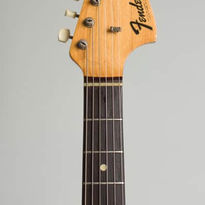 Fender Competition Mustang Solid Body Electric Guitar (1971), ser. #320028, original grey hard shell case. image 5
