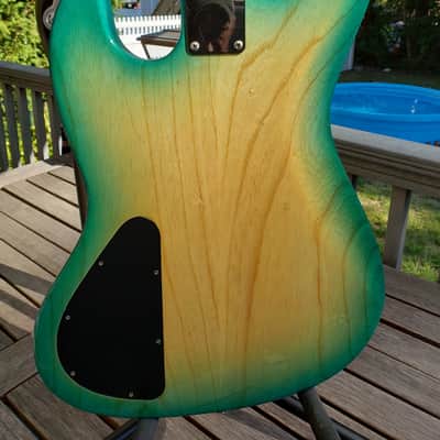 Allparts Jazz Bass Fender Custom Shop Neck Quilted Maple finished by Brubaker image 5