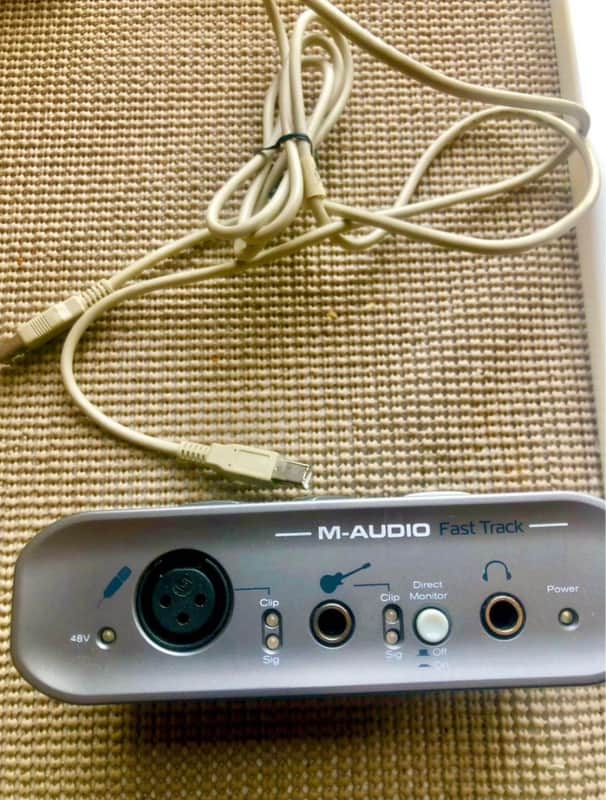 M-Audio Fast Track USB Audio Interface 2000s - Gray image 1