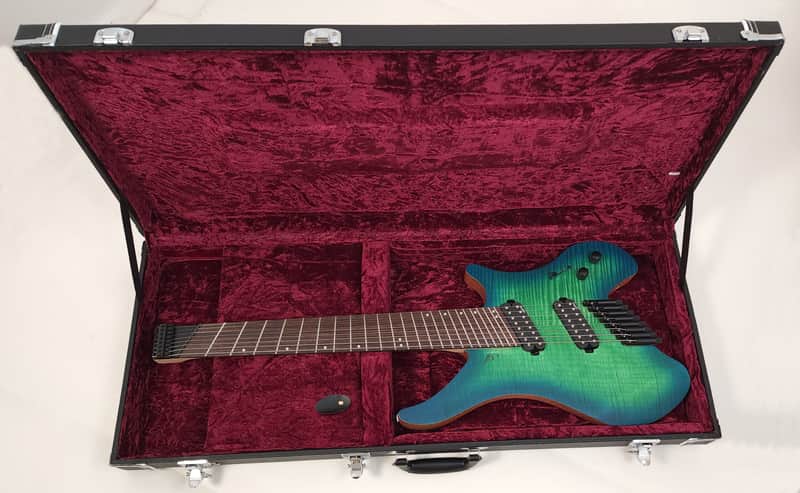Douglas EGC-410 HD XL Black / Burgundy Headless Guitar Case image 1