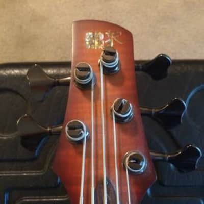 Ibanez SR 1005 EFM Prestige 2007 Dark Amber Burst image 4