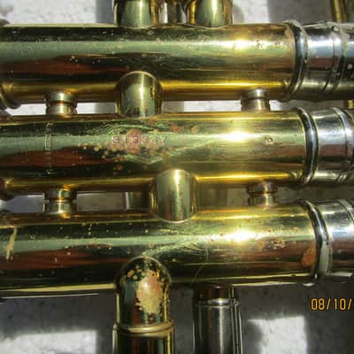 Conn NY Symphony Special Trumpet, 1936, Highly Engraved, Original Finish & Case image 6