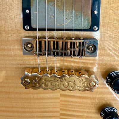 Ibanez Lawsuit Les Paul Electric Guitar 1977 - Natural Flame image 8