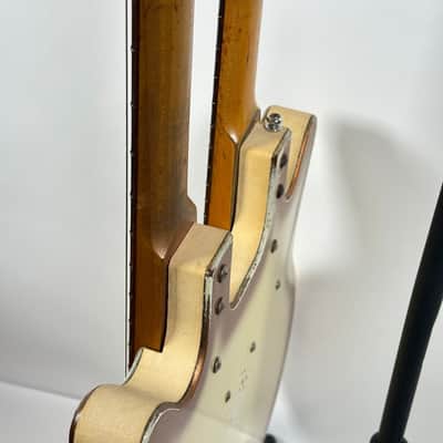 1959 (First Year) Danelectro Vintage 3923 Semi-Hollowbody Guitar / Bass Doubleneck w/ Case image 16