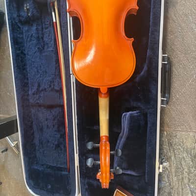 15" viola with case and bow. Made in Romania image 6