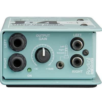 Radial J+4 Stereo Line Driver -10dB to +4dB Interface DI image 3