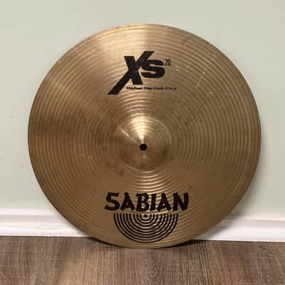 Sabian 16" XS20 Medium Thin Crash Cymbal 2003 - 2015 - Brilliant image 1