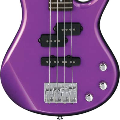 Ibanez GSRM20 Mikro Short-Scale 4-String Bass Guitar, Purpleheart Fingerboard, Metallic Purple image 2