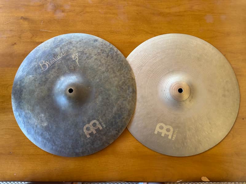 Meinl 14” Byzance Benny Greb Vintage Sand Hi-Hats image 1