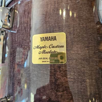 Yamaha 12x10" Maple Custom Absolute Rack Tom - Plum 1988 image 3