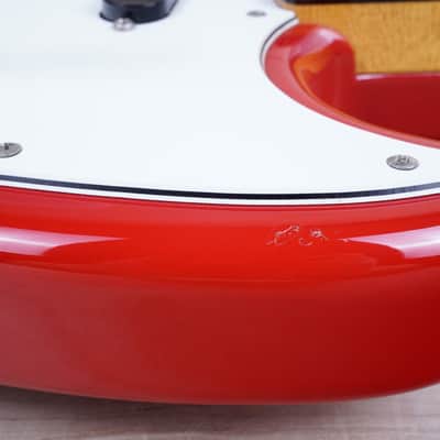 Fender MG-69 Mustang Reissue MIJ 2010 Red Matching Headstock Japan w/ Bag image 7