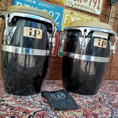 Latin Percussion LP JRX Junior Conga 8"+9", usate. 2000s - Black image 2