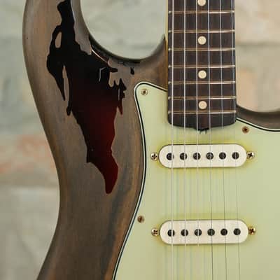 FENDER CUSTOM SHOP Stratocaster Rory Gallagher Signature Heavy Relic - 2024 - 3T Sunburst image 8