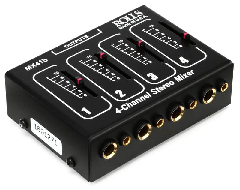 Rolls MX41B Stereo 4-channel Mixer image 1