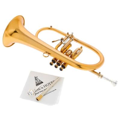Kühnl & Hoyer "Universal" Flugelhorn Malte Burba 2024 - Matte / Gold Laquer image 2