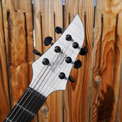 Schecter DIAMOND SERIES KM-6 MK-III Legacy Transparent White Satin 6-String Electric Guitar image 7