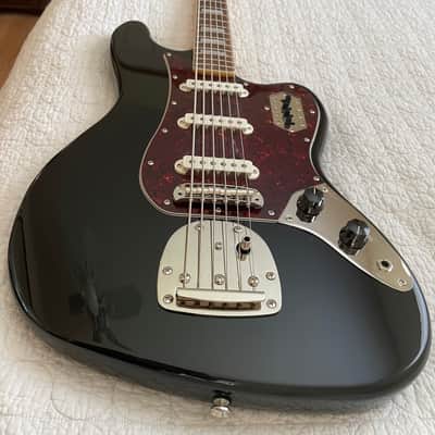 Squier Classic Vibe Bass VI, black, has chip on back, otherwise mint image 6