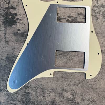 BMC Standard Stratocaster® Strat® Pickguard 3 Ply 11 Hole HH Humbucker Humbucker Cream  [L27] image 2